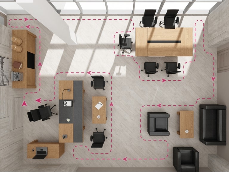 高度な壁のトラッキングとマッピングによる、各スペースに最適化された自動運転。