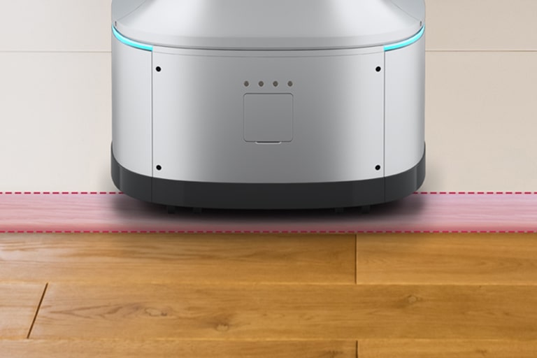 2㎝ ある戸口でも、問題なく通過できます。