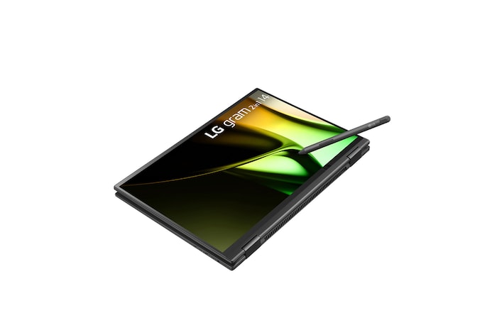 +30 degree rotation view of tablet mode