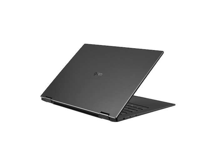 +30 degree rear view and cover half open