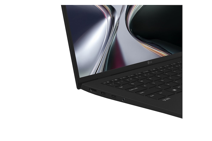 青から紫へのグラデーション背景の中に Intel® Core™ Ultra プロセッサーが配置され、その背後に大きな半透明の「AI」という文字が重ねて表現されている画像。