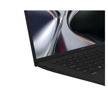 青から紫へのグラデーション背景の中に Intel® Core™ Ultra プロセッサーが配置され、その背後に大きな半透明の「AI」という文字が重ねて表現されている画像。