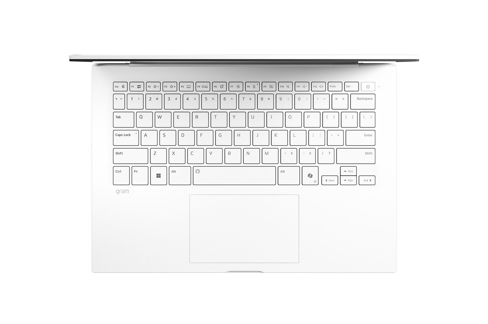 開いているgramノートパソコンの画像。画面にはデータダッシュボードが映し出され、製品の下に表示された「27.5時間」と「77 Wh」の文字が長いバッテリー駆動時間を表している。