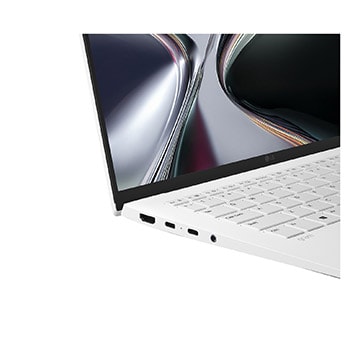 青から紫へのグラデーション背景の中に Intel® Core™ Ultra プロセッサーが配置され、その背後に大きな半透明の「AI」という文字が重ねて表現されている画像。