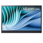 LG USB Type-C™×2搭載 持ち運べるデュアルスクリーン 16インチ軽量高解像度2560×1600モバイルモニターLG gram +view, 16MR70