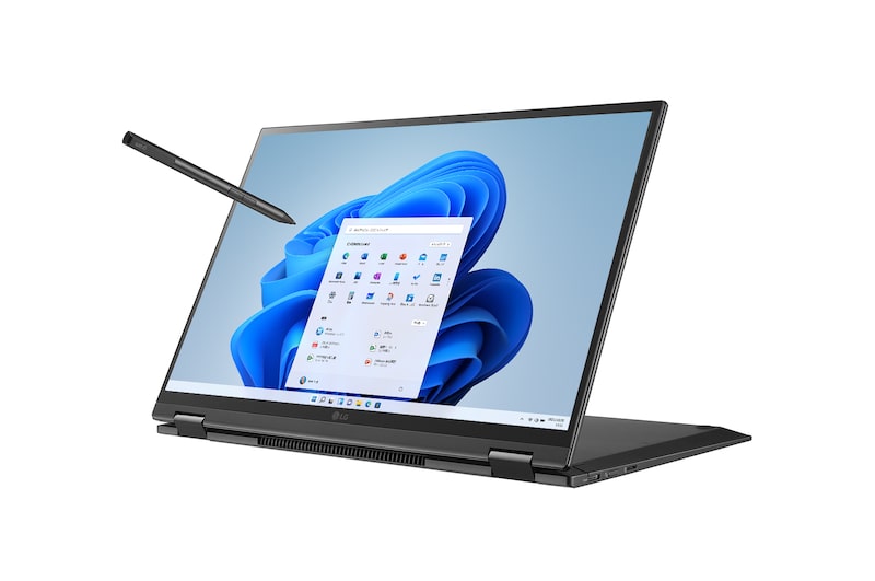LG Windows 11 Home/16.0インチ(タッチパネル IPS液晶 縦横比16:10)/Iris® Xe グラフィックス/1480g/最大19.5時間駆動/メモリ 16GB SSD 1TB, 16T90Q-KA78J