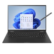 LG gram 2in1/16.0インチ360ﾟ回転タッチパネルIPS液晶/LG Stylus Pen/第13世代インテル® Core™ i7/1480g/最大22.5時間駆動/メモリ 16GB SSD 1TB/Windows 11 Home, 16T90R-KA78J