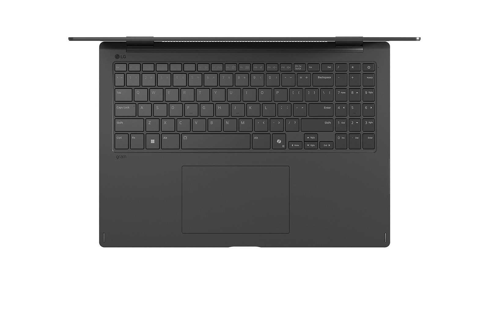 キーボードを上から見た図