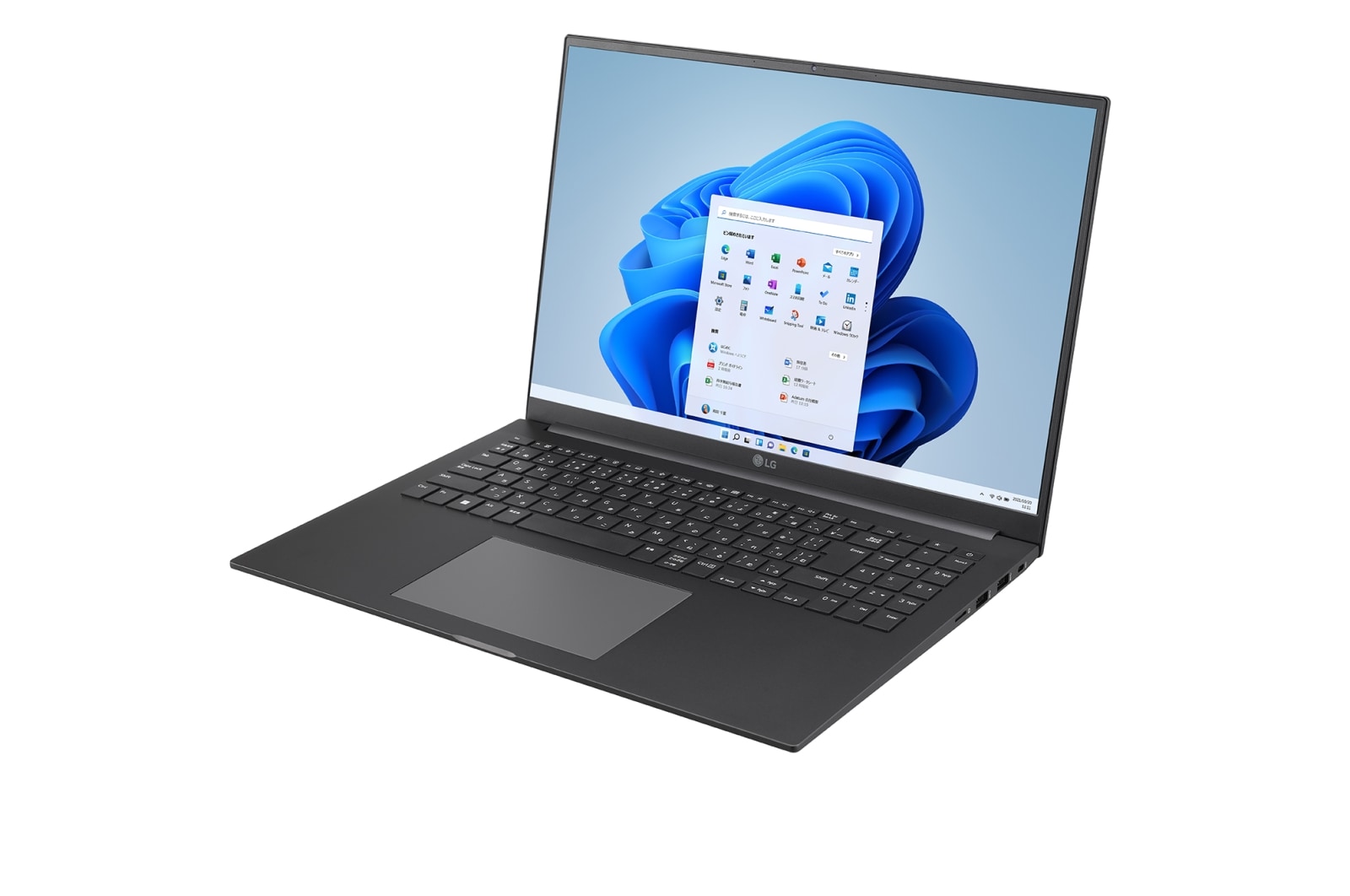 LG Windows 11 Home/エディオン限定/16.0インチ(IPS液晶 縦横比16:10)/AMD Ryzen™ 5/1600g/最大22.5時間駆動/メモリ 8GB SSD 512GB, 16U70Q-KR55J1