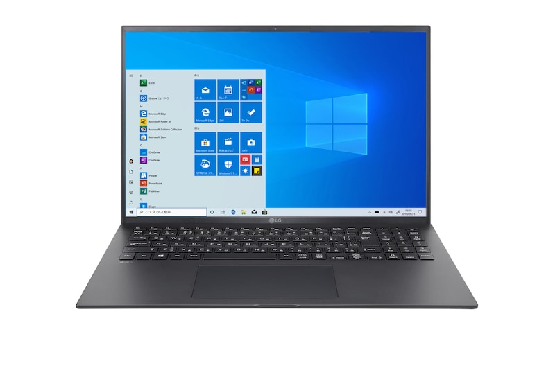 LG ビックカメラ限定/Windows 10 Home (64bit)/16インチ/第11世代インテル® Core i5/1190g/最大30時間駆動/メモリ 16GB SSD 512GB, 16Z90P-KA55J1