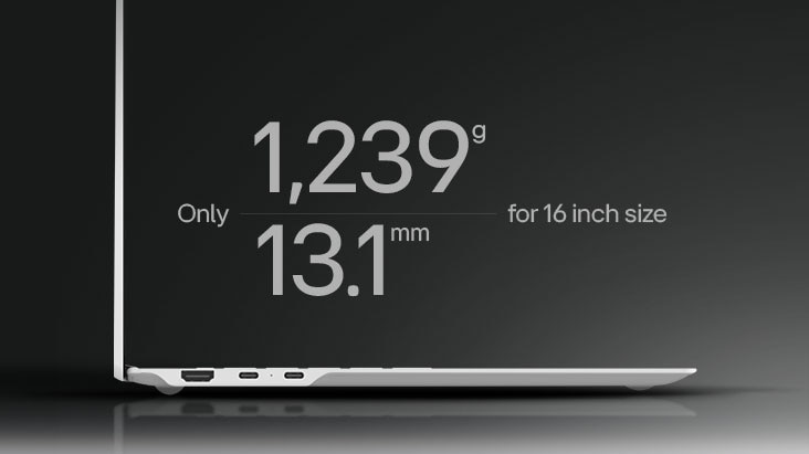 gram pro 16インチノートパソコン