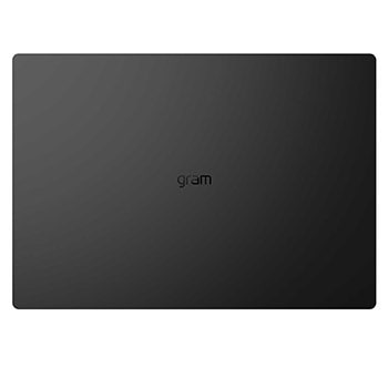 グラデーション背景の中で、鮮やかでカラフルな液体のスプラッシュ表現が画面に映し出されたLG gram ノートパソコンのディスプレイ正面を示している画像。ディスプレイの上部には、17インチのIPSディスプレイ（視野角178°）、DCI-P3 99％（標準値）の色域、1200:1（標準値）のコントラスト比といった主要仕様を示すアイコンが表示されています。右側にはVESA DisplayHDR True Black 1000の認証バッジが表示されており、高いコントラストと豊かな色表現性能が強調されています。