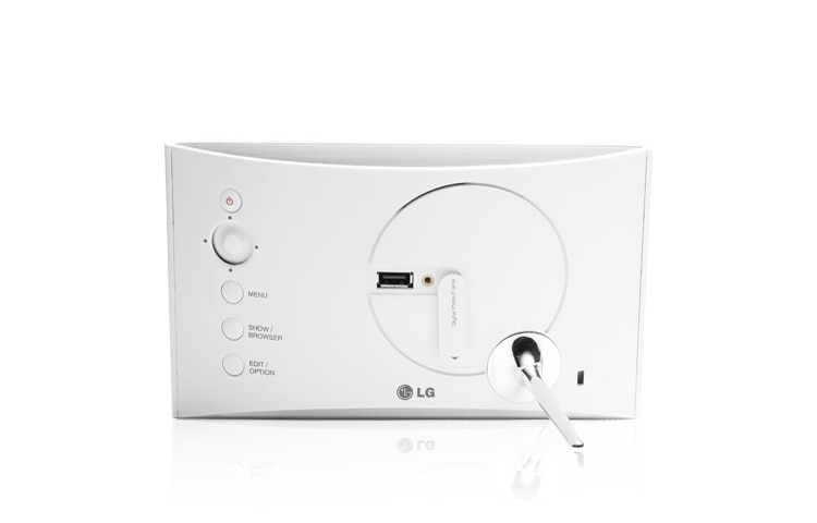 LG 7.0インチデジタルフォトフレーム（白）, F7000N-WN