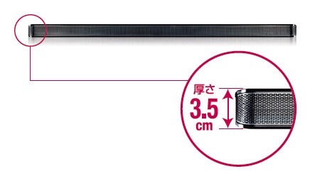 4.1チャンネルサウンドシステム/サウンドプレート - LAP340 | LG JP