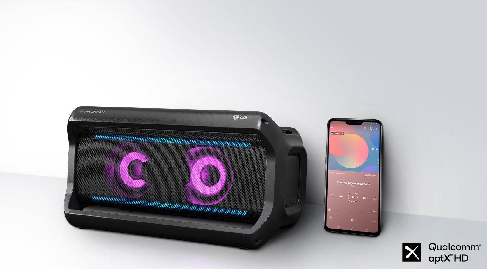 LG XBOOM Go PK7 ワイヤレススピーカー アウトドアにリッチなサウンドで彩りを LG XBOOM Go PK7 - PK7