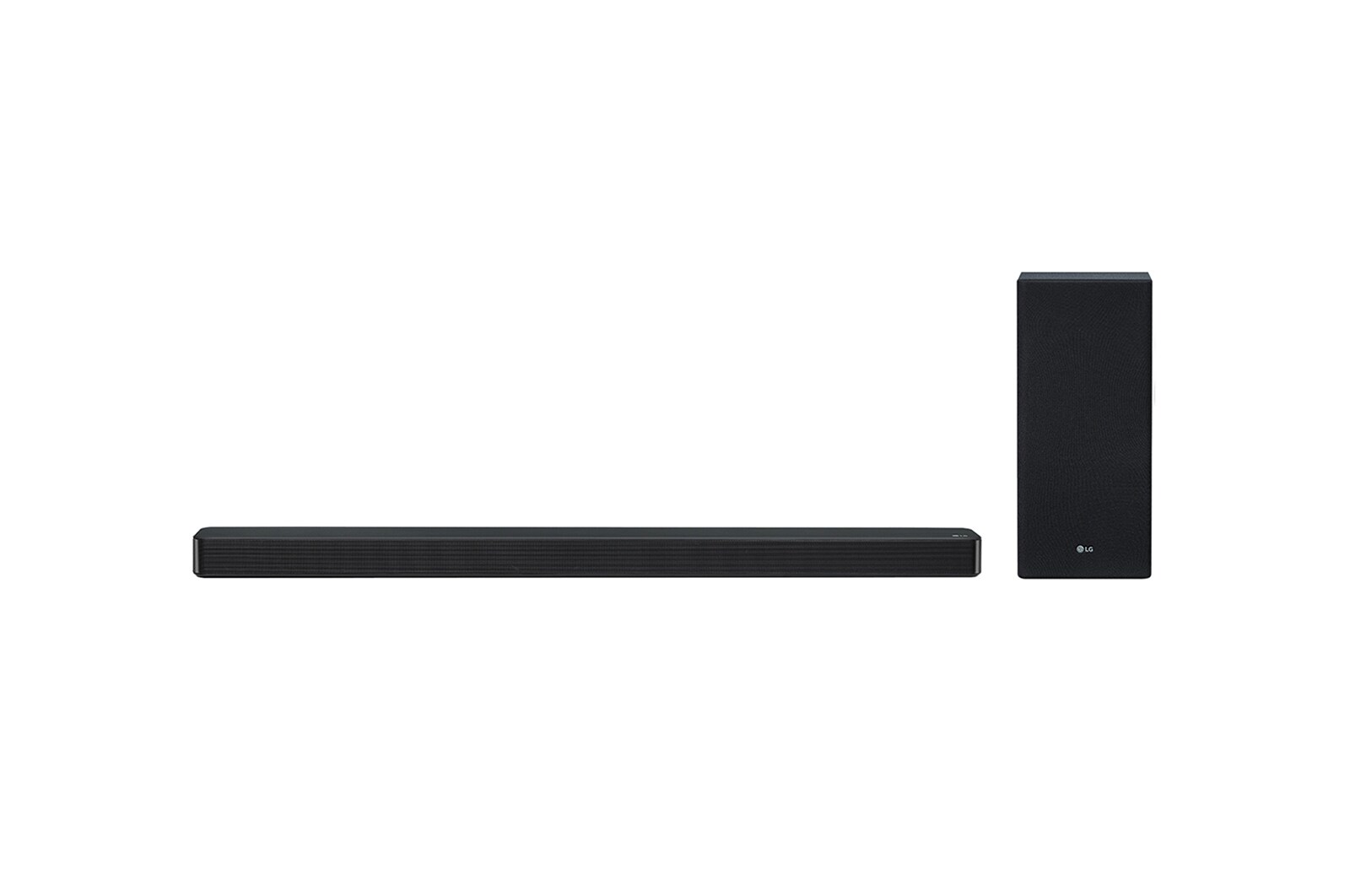 モバイル機器で操作可能なハイレゾ対応3.1ch 420Wサウンドバー SL7Y の正面画像	