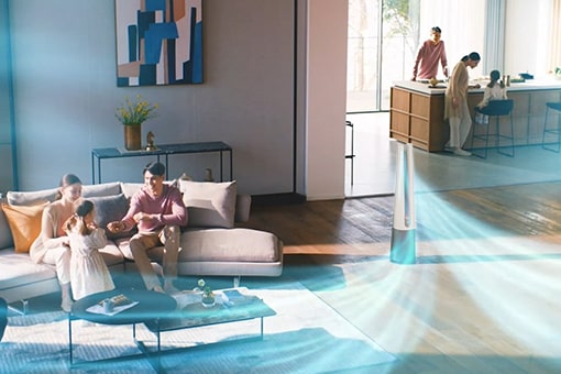 みんなが集うリビングの空気の循環