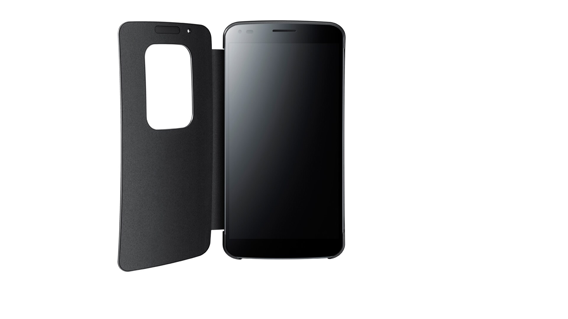 LG G Flex QuickWindow™Case/Black, CCF-320