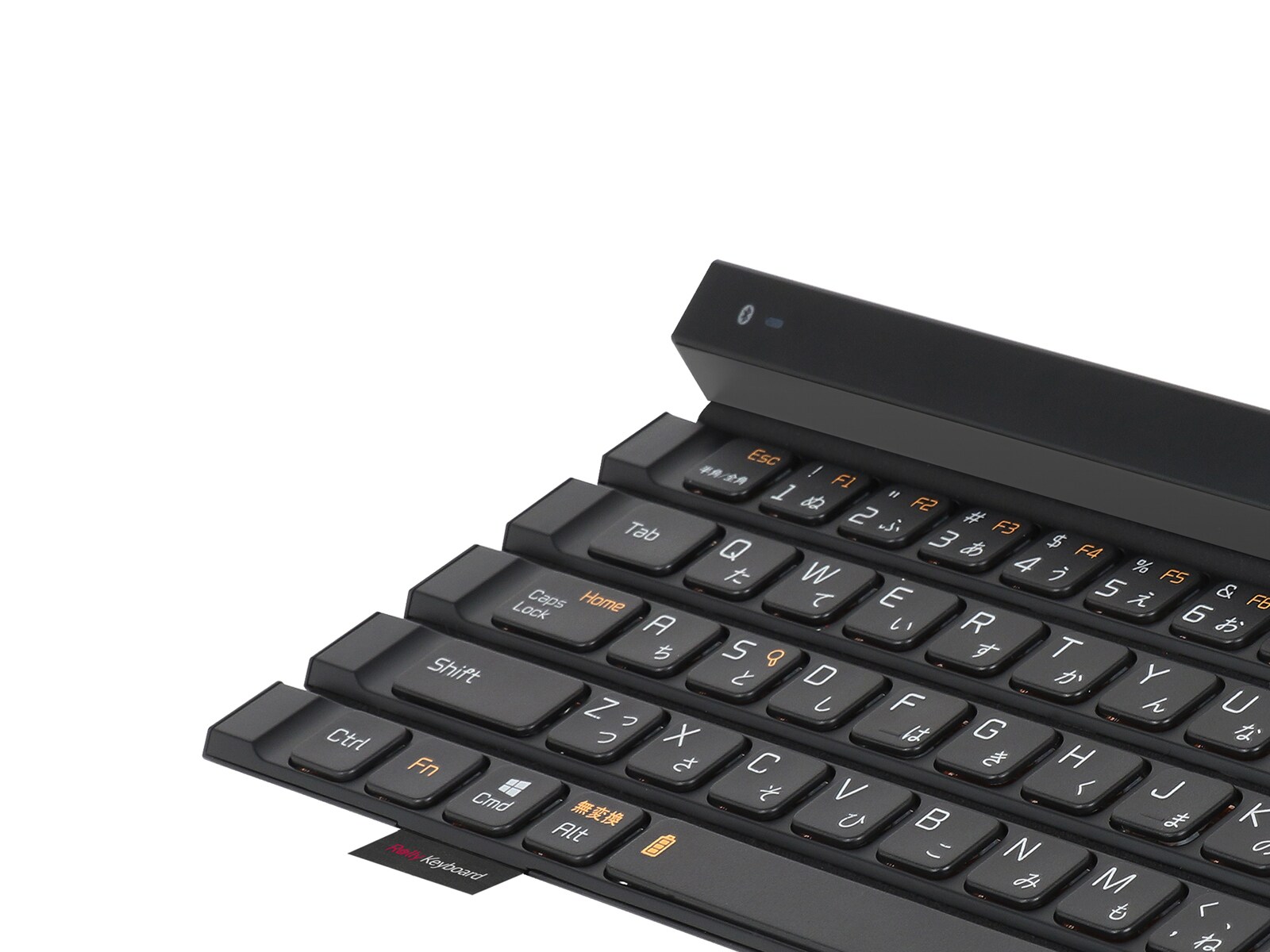 Bluetooth ® 3.0対応5段キー&かな対応の新型ロール式キーボード - KBB