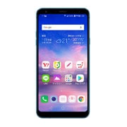 大画面でみやすく、ペン操作で使いやすい、新しいスマホ体験を。LG Q Stylus 801LG 801LG の正面画像	