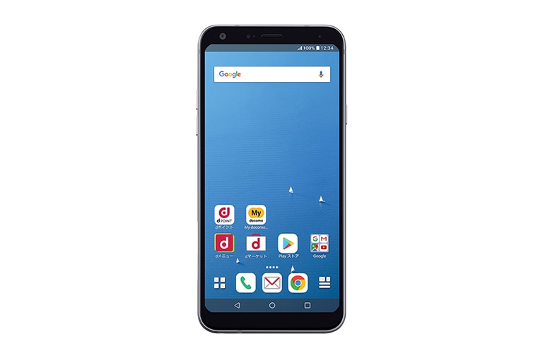 高い性能と先進的なデザインを実現。LG style L-03K の正面画像	