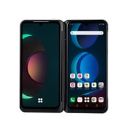 2画面に変身。2倍広がり可能性無限大、5Gスマホ。 L-51A の正面画像	