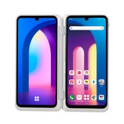 2画面に変身。2倍広がり可能性無限大、5Gスマホ。 L-51A の正面画像	
