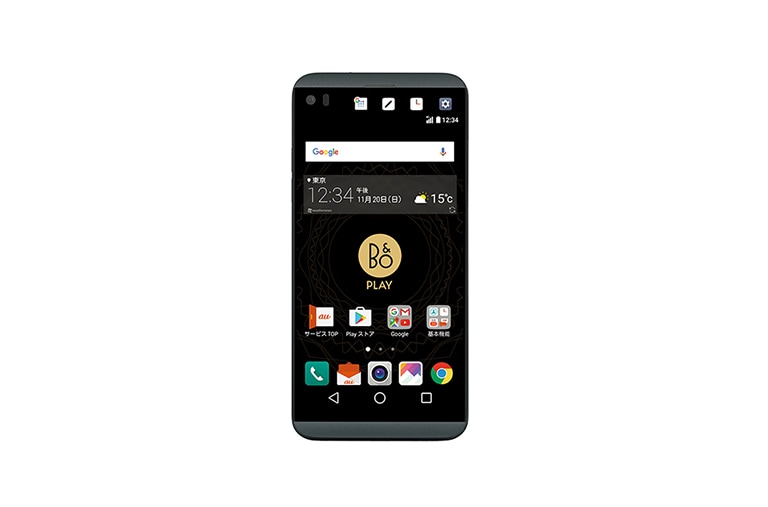 この音にあなたは驚く。ハイレゾをさらに高音質でクリアに表現。isai Beat LGV34 の正面画像	