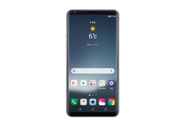 映像の革命を、手のひらに。isai V30&#43; LGV35 の正面画像	