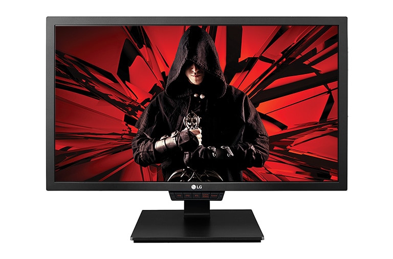 144Hz対応と各種ゲーム機能が生む圧倒的な視認性 24GM79G-B の正面画像	