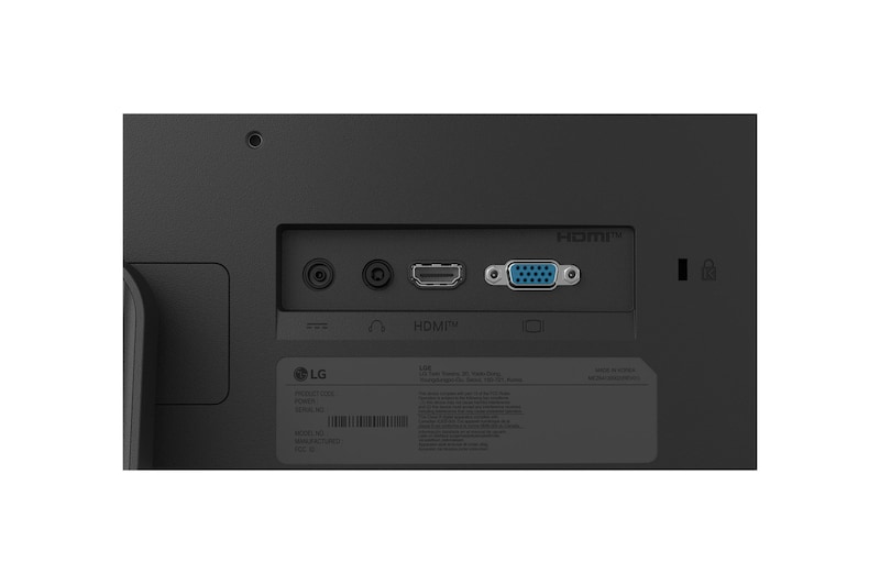 LG FHDモニターは、スリムなスタンドデザインでデスクスペースを最小限に抑え、すっきりとしたワークスペースのセットアップをサポートします。