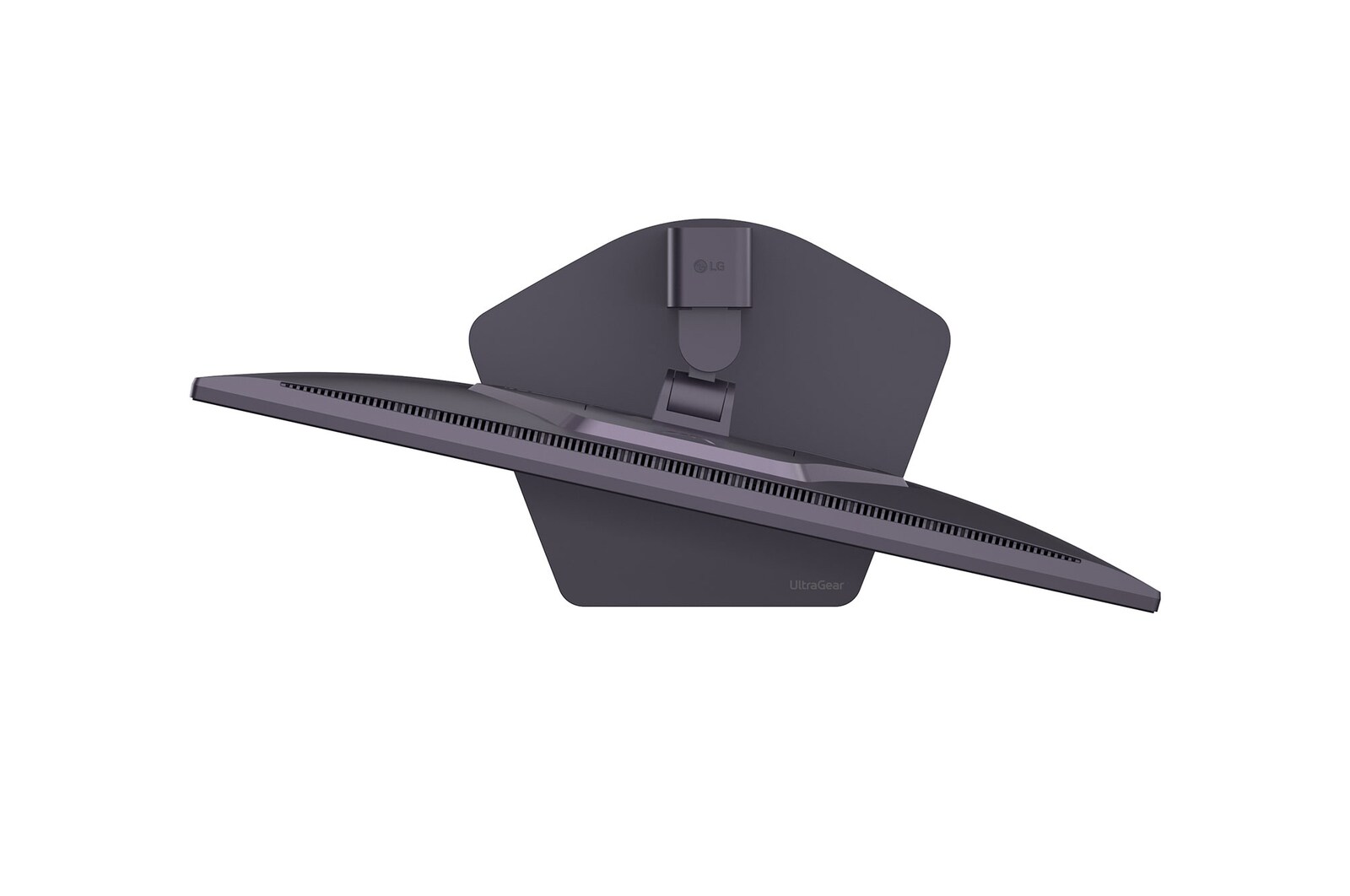 Tampilan belakang monitor gaming yang menunjukkan port konektivitasnya, termasuk dua input HDMI™ 2.0, satu port DisplayPort 1.4 dengan dukungan DSC, dan output H/P 3-pol.