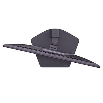 Tampilan belakang monitor gaming yang menunjukkan port konektivitasnya, termasuk dua input HDMI™ 2.0, satu port DisplayPort 1.4 dengan dukungan DSC, dan output H/P 3-pol.