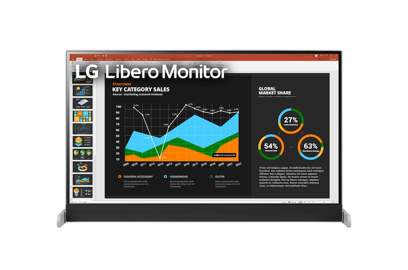 LG 据え置き、吊り下げの2タイプのスタンドを採用, 27BQ70QC-S