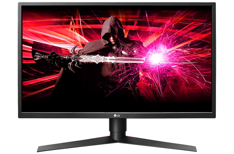 リフレッシュレート240Hz対応ゲーミングモニター 27GK750F-B の正面画像	
