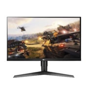 IPSパネル144Hz対応 LG UltraGear™ゲーミングモニター 27GL650F-B の正面画像	