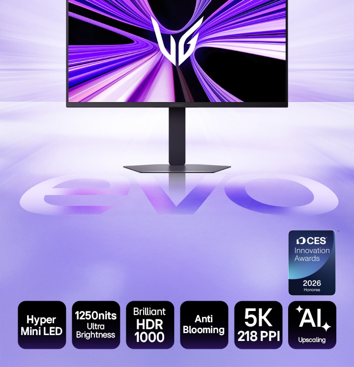 27インチ UltraGear evo GM9、超高輝度を備えた、ハイパーMini LED 5Kゲーミングモニター （27GM950B）