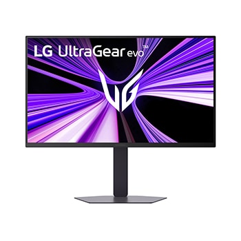 Front view of 27インチ UltraGear™ evo AI Hyper Mini LED IPS 5K@165Hz+Dual Mode対応 ゲーミングモニター 27GM950B-B