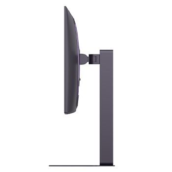 +15 degree side view of a tilted monitor