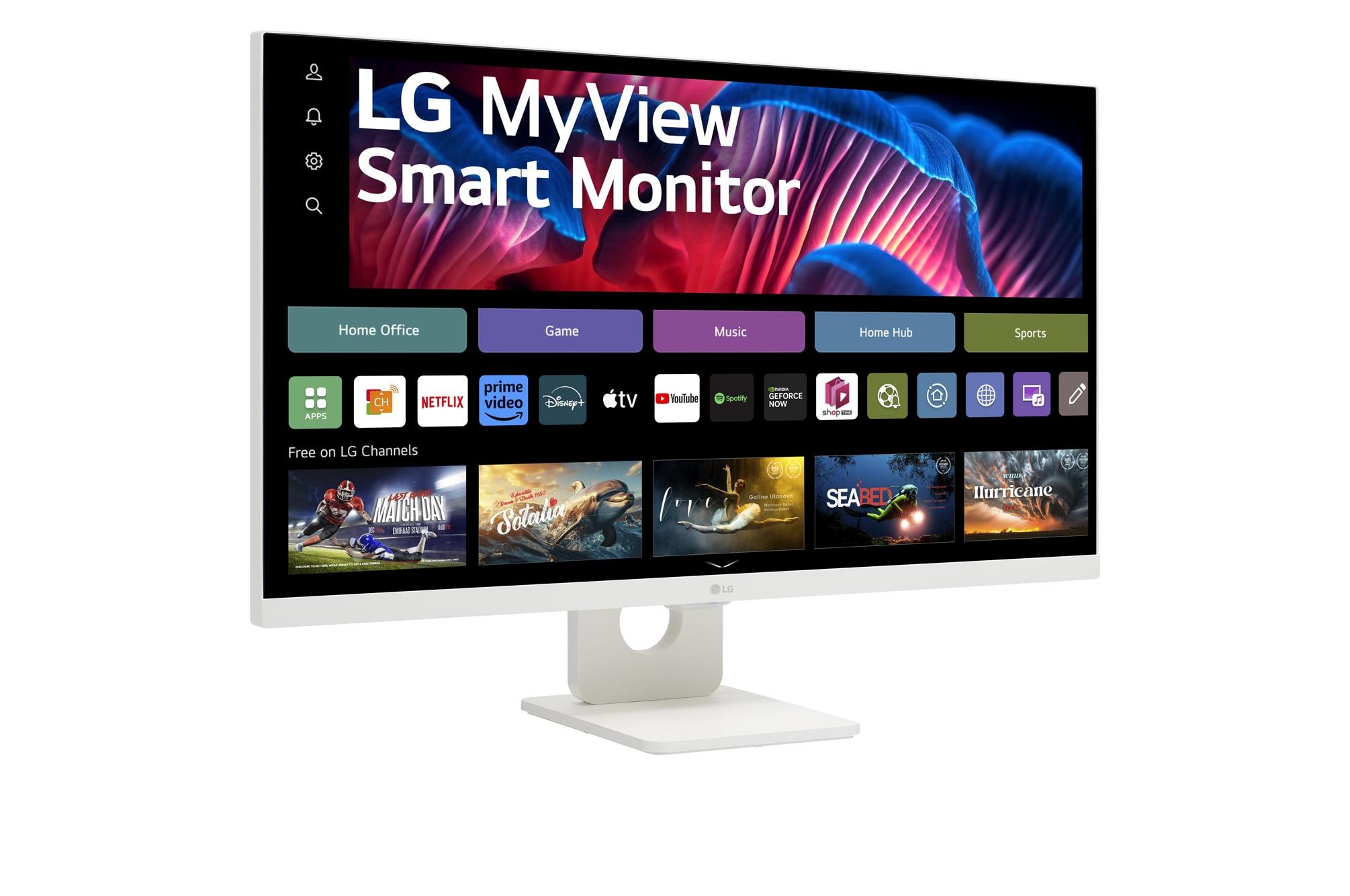 LG モニター 本体　27インチ　4k対応　+4k対応HDMIケーブル myview-smart-27sr73u-gallery-
