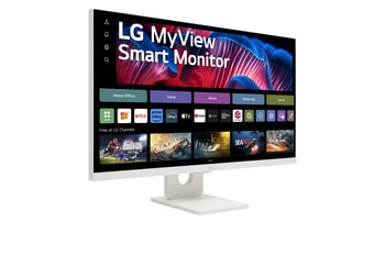 【廃盤希少】LG 3840x2160 ホワイトモニター 本体 Amazon.co.jp: LG スマートモニター 27SR73U-W/LG MyView Smart