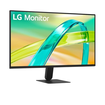 LG FHDモニターの背面ポート（HDMI 2.2、ヘッドホン出力、DC-INを含む）のクローズアップ。