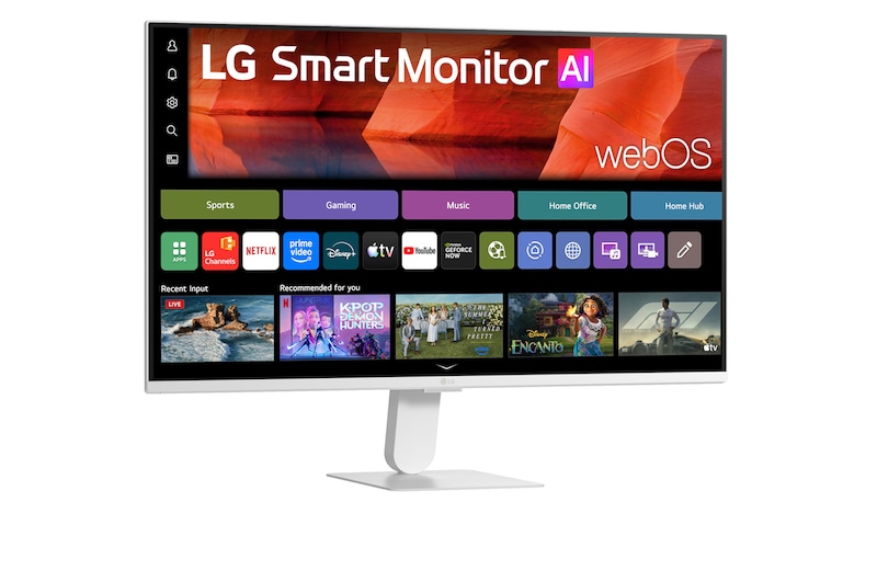 LGスマートモニターのHDR10 ProとsRGB 99%が、色精度とコントラストを向上させ、鮮明なビジュアルを実現します。
