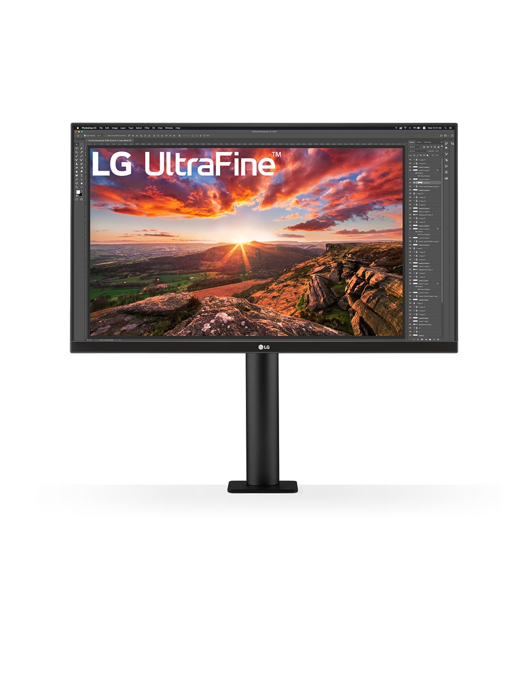 デュアルモニターLG 27MP400-B＆27UD58-Bモニターアーム付き 公式】 LG アームスタンド採用 IPS 4K モニター - 27UN880-B