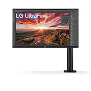 LG 画面の位置を自在に調整できるアームスタンド採用 DisplayHDR™400対応IPS 4Kモニター, 27UN880-B