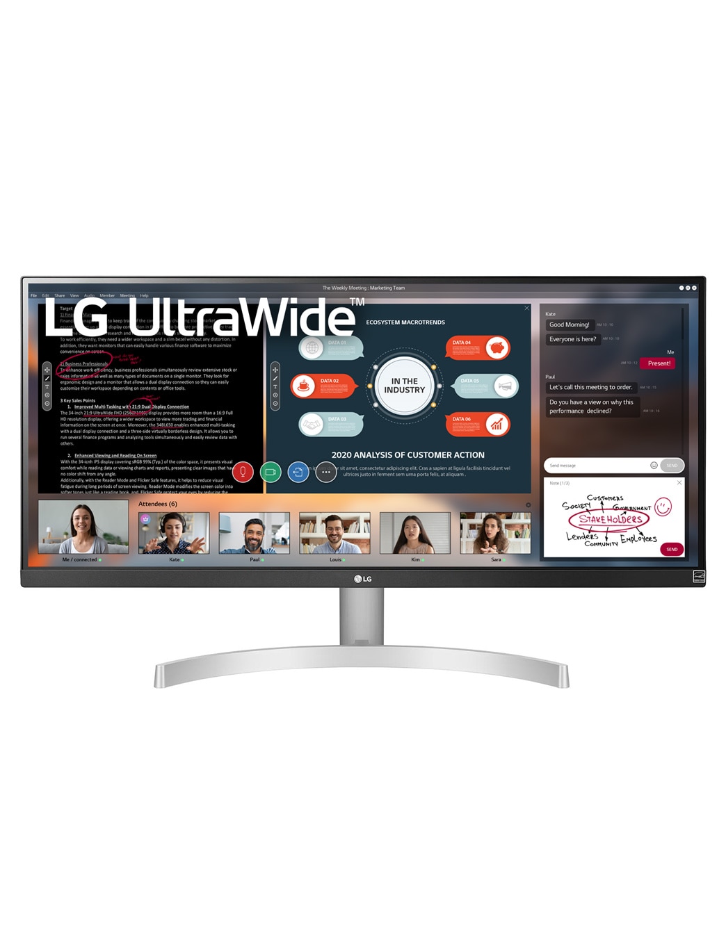 即日受渡❣️全国送料込去年購入LG29型アームスタンド付UltraWideモニター MNT-29WN600-Gallery-MobileZoom