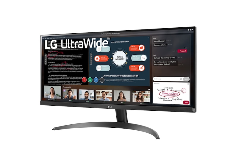 LG 21:9の横長画面が快適な作業性と映像への没入感を演出, 29WP500-B