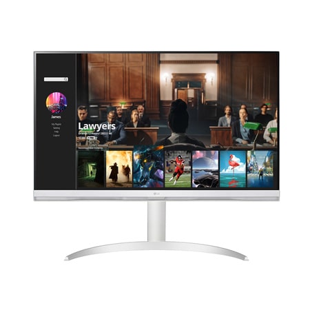 仕事も遊びもこの1台、31.5インチ4K LG MyView Smart Monitor (ホワイトスタンドモデル) 仕事も遊びもこの1台、31.5インチ4K LG MyView Smart Monitor (ホワイトスタンドモデル)