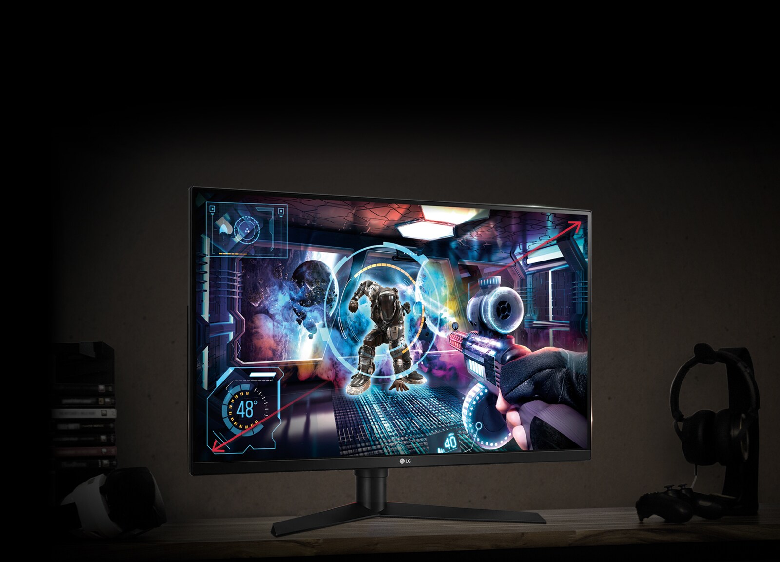 NVIDIA G-SYNC™テクノロジ対応大画面QHDモニター - 32GK850G-B | LG Japan