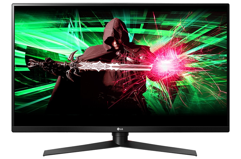 NVIDIA G-SYNC™テクノロジ対応大画面QHDモニター 32GK850G-B の正面画像	